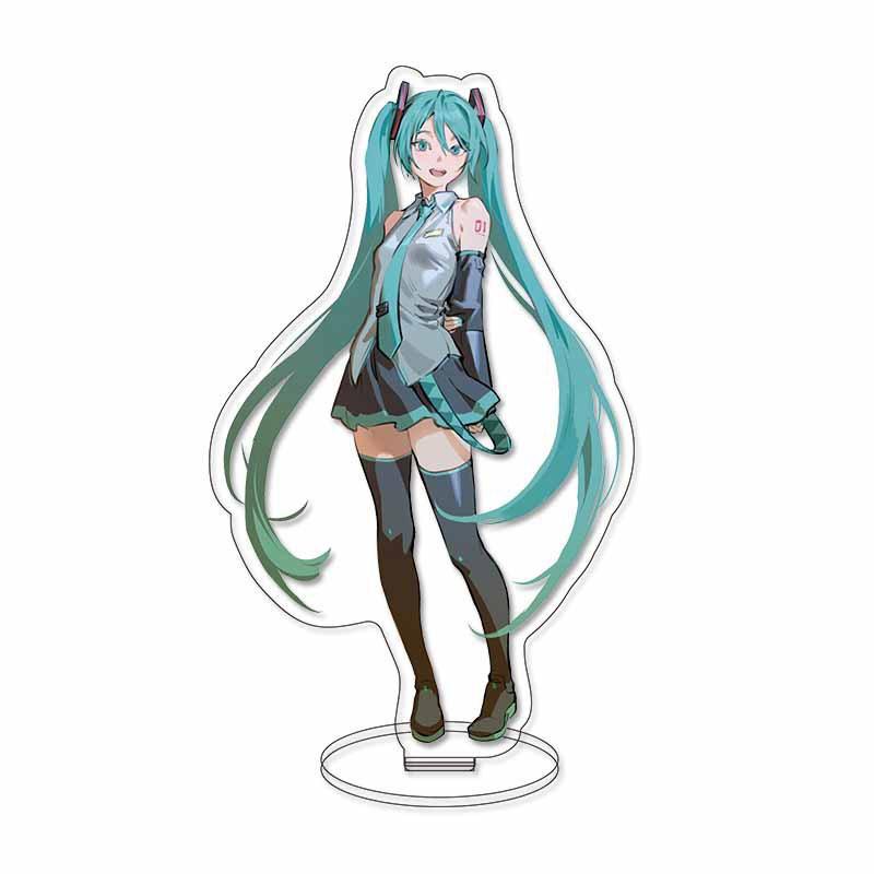 Miku Hatsune Miku Snow Miku Anime Acrylic Stand Figure Clear Display Birthday Gift 2D Anime Merchandise