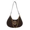 Armpit Bag Retro With Letter Printing Design And Chain Shoulder Strap For Daily