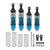 4Pcs RC Shocks Model Damper Shock Absorber for LOSi Lasernut U4 Tenacity 110 Off Road VehicleBlue