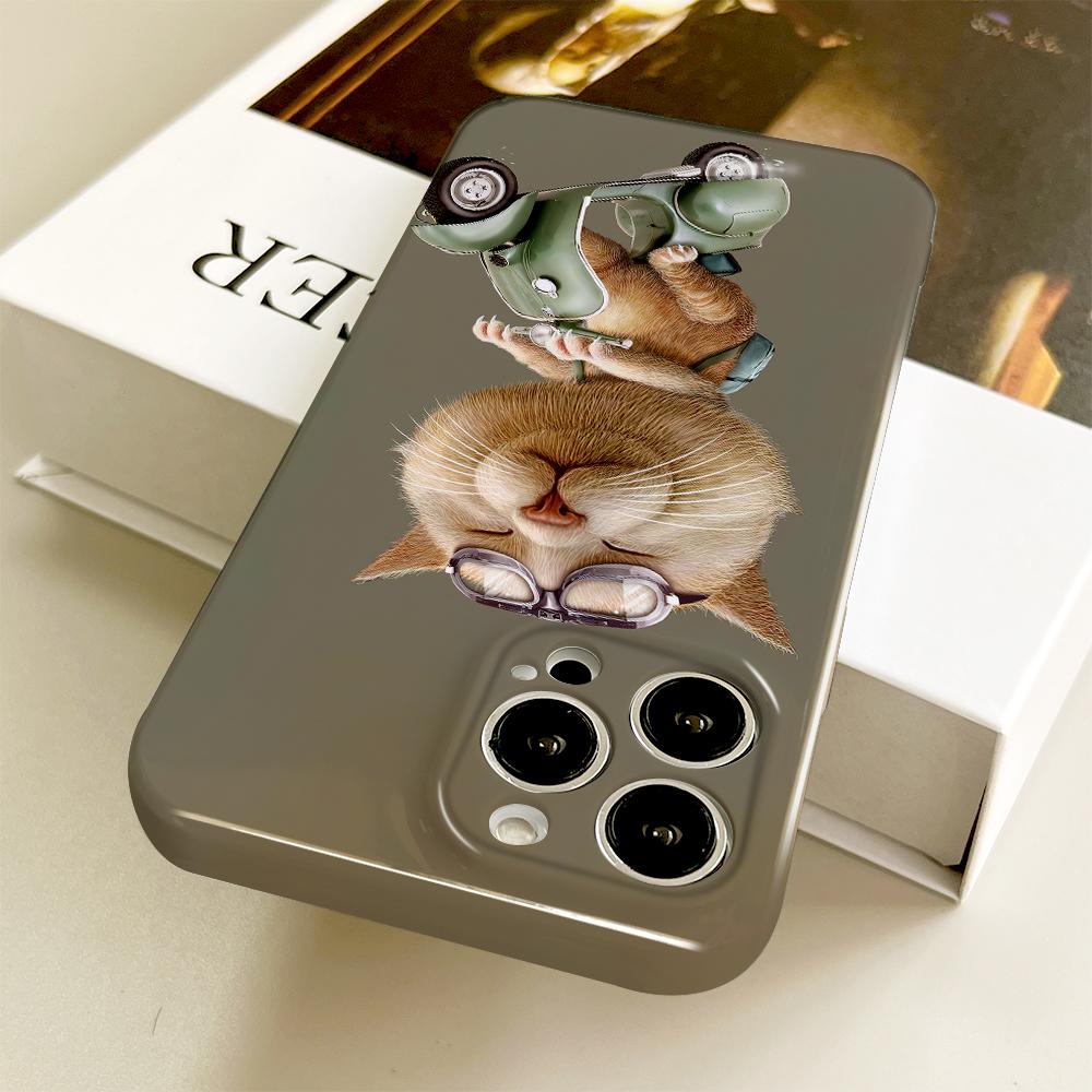 All-inclusive Film Phone Case Cartoon Fashion Design Hard Shell Full Cover Camera Protection Case for iPhone Samsung Xiaomi Poco Redmi Huawei Honor