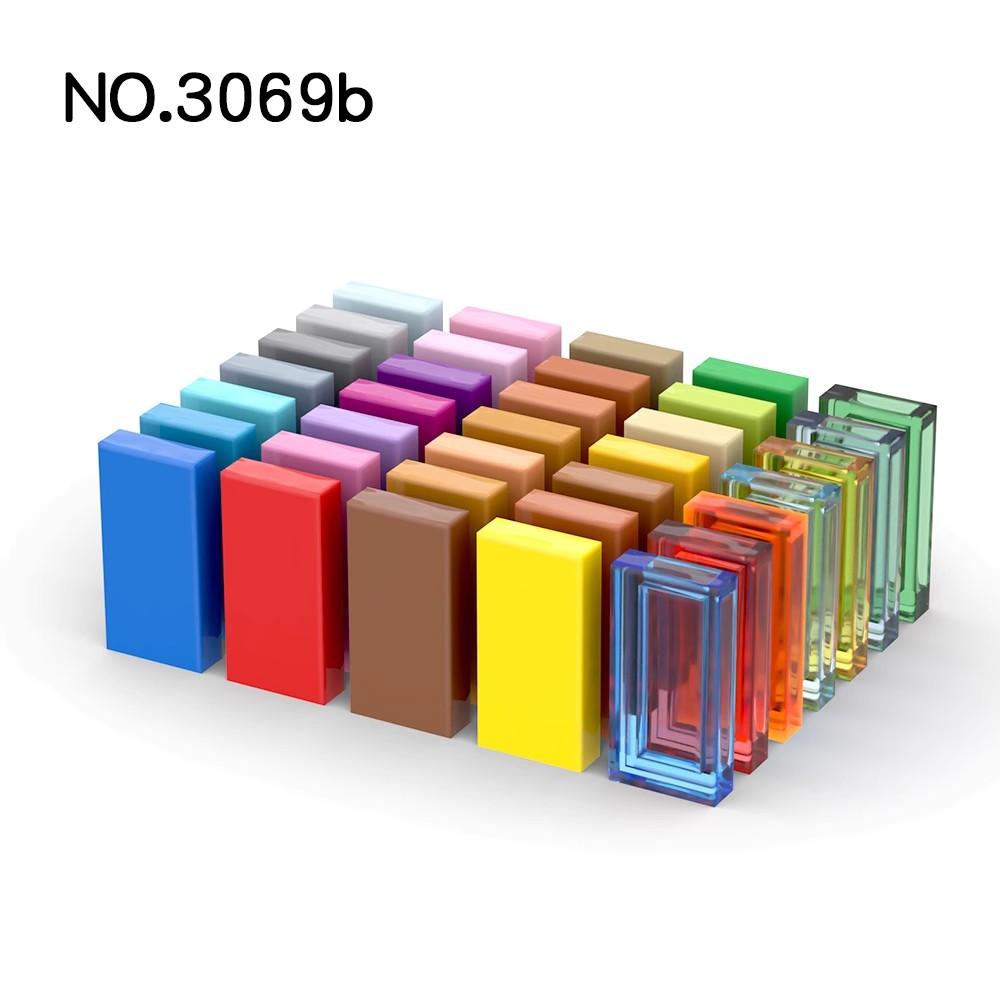 50 шт. Детали MOC 3069 Плитка 1x2 с пазом Совместимые кубики DIY Сборка Строительные блоки Мозговая игрушка Подарок Частица Детская головоломка