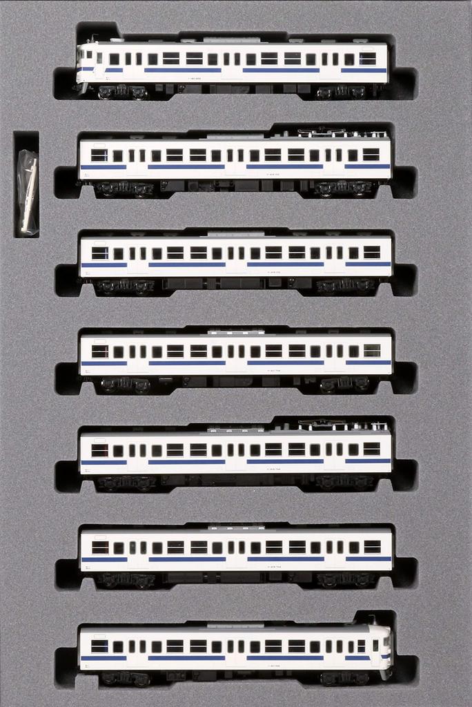 KATO N Gauge 415 Series Joban Line New Color Basic Set Железнодорожная модель поезда 7-вагонный 10-1535