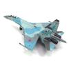 1100 Scale Blue Russian SU-35 Flanker Fighter Attack Aircraft Metal Fighter Military Model Fairchild Republic Diecast Plane Model