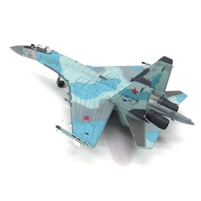 Масштаб 1:100 Синий Русский Су-35 Фланкер Истребитель Штурмовик Металлический Истребитель Военная Модель Fairchild Republic Литая Модель Самолета