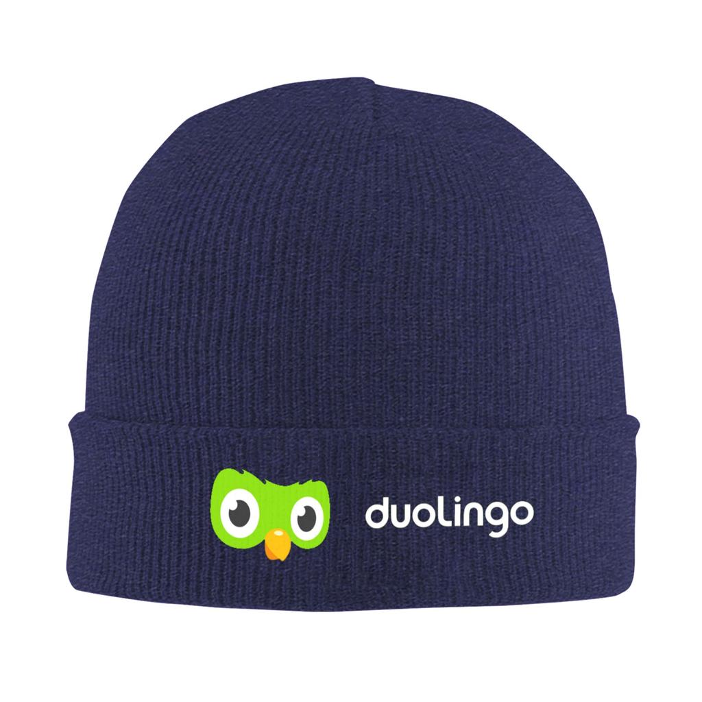 Сова Duolingo Duo Зимние шапки-бини Теплые осенние вязаные шапки Шапочки для женщин и мужчин