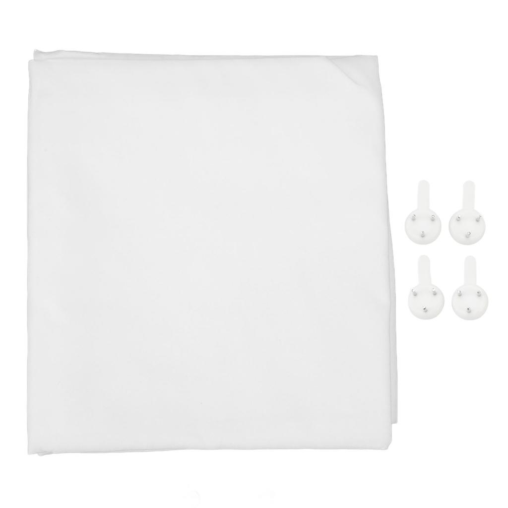 Virtual Background Screen Opaque Foldable Photoshoot Virtual Screen Backdrops for Studio Video Portrait Photoshoot White