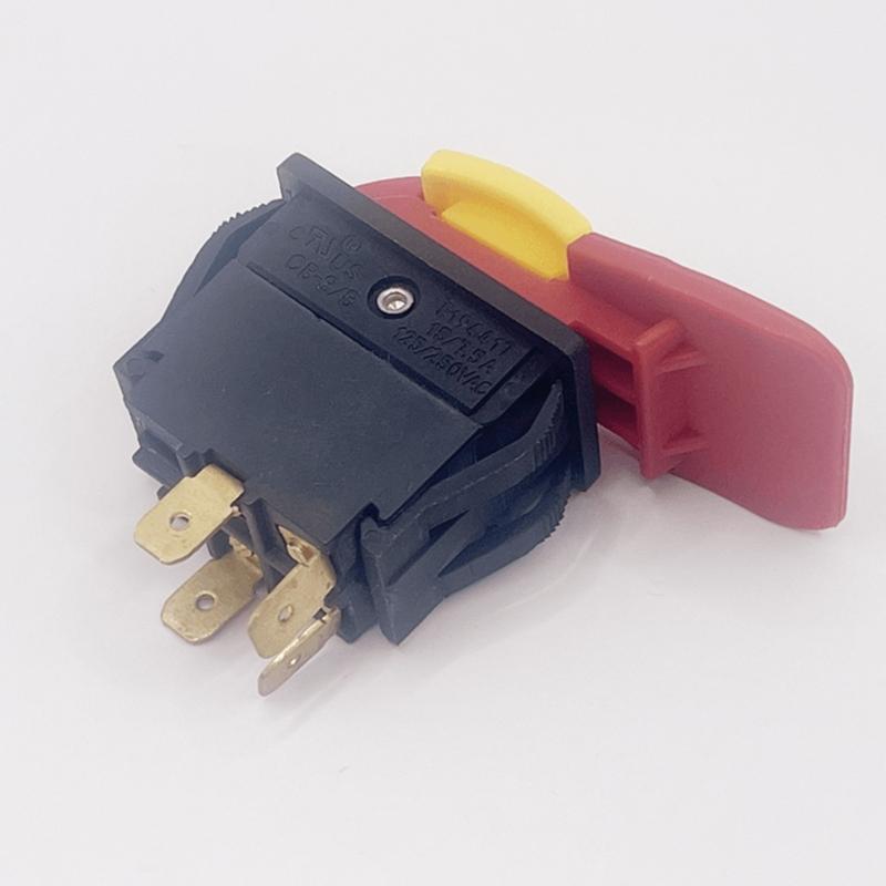 HY18 Sturdy Electric Tool Button Switches Featuring Lock Mechanism for Enhances Safety and Multipurpose Casual Use