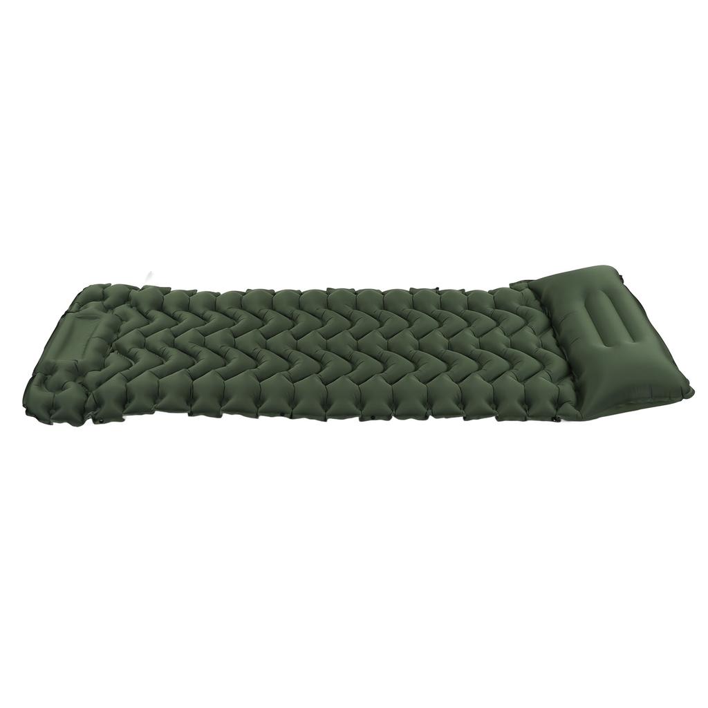 Inflatable Camping Sleeping Pad Green Leakproof Waterproof Portable Outdoor Camping Tent Inflatable