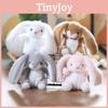 Rabbit Plush Cute Toy Keychain Pp Cotton Stuffed Bag Decor Gift For Girls Kids