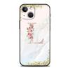 Цветы Буква Чехол для телефона Для iPhone 17 16 15 Pro Max 11 12 13 14 7 8 Plus SE 2020 X XR XS Чехол Мягкий Черный