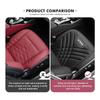 CAONU1 Car Seat Cushion Pad Breathable Front Rear Protector Mat For KIA K5 K2 Optima Soul Spectra Niro Cadenza Sephia Carens