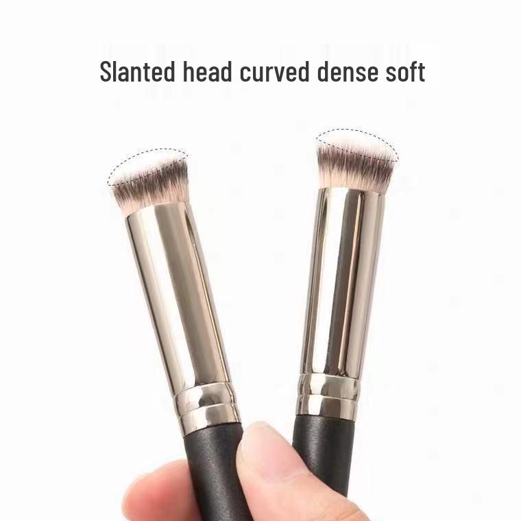 Round Head Concealer Brush 270, Teardrop Foundation Brush 370, Individual Pack, Portable Beauty Tool