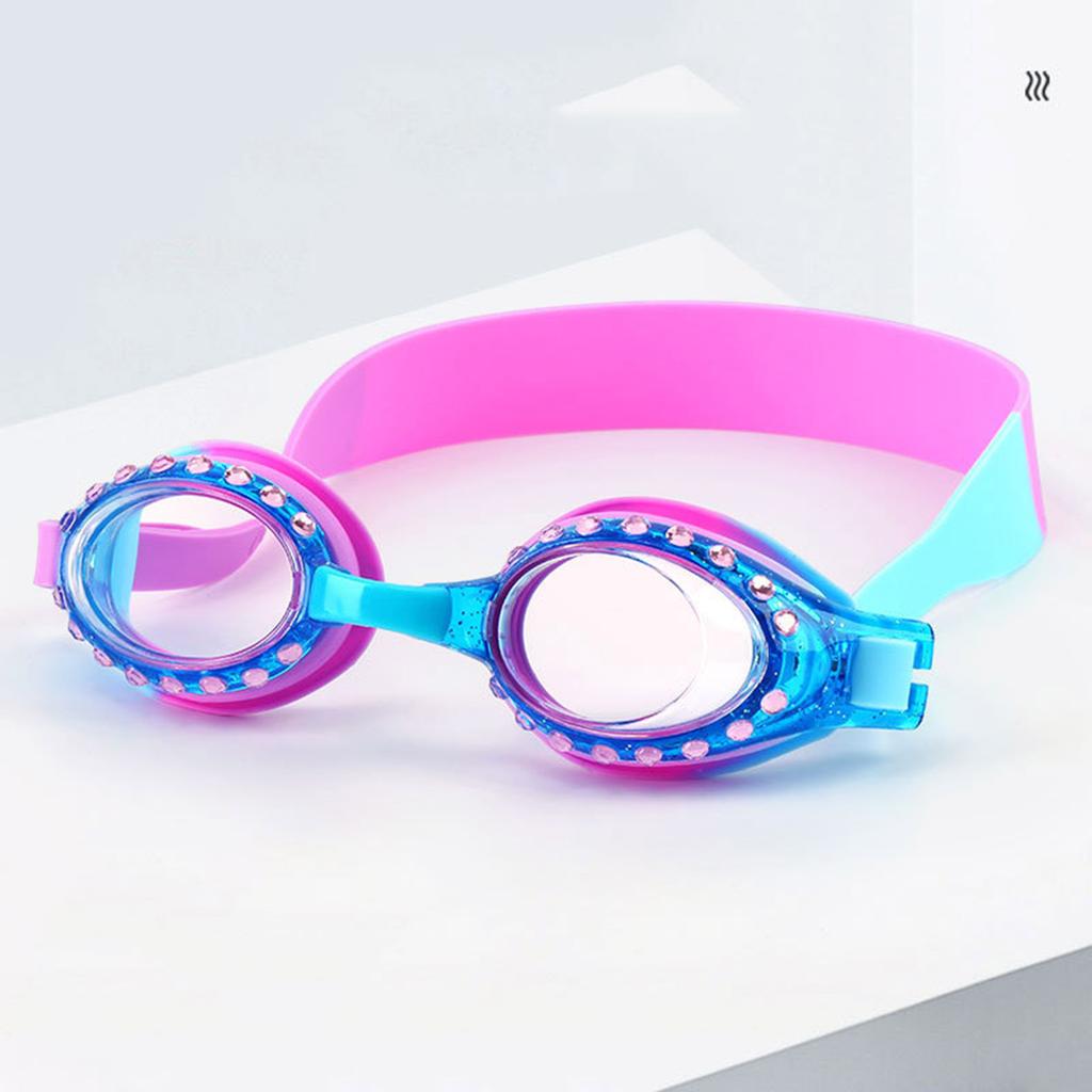 New Waterproof Children's Swimming Goggles Cartoon Heart Shape UV Fogging Proof Swim Training Glasses For Children Kids Gifts