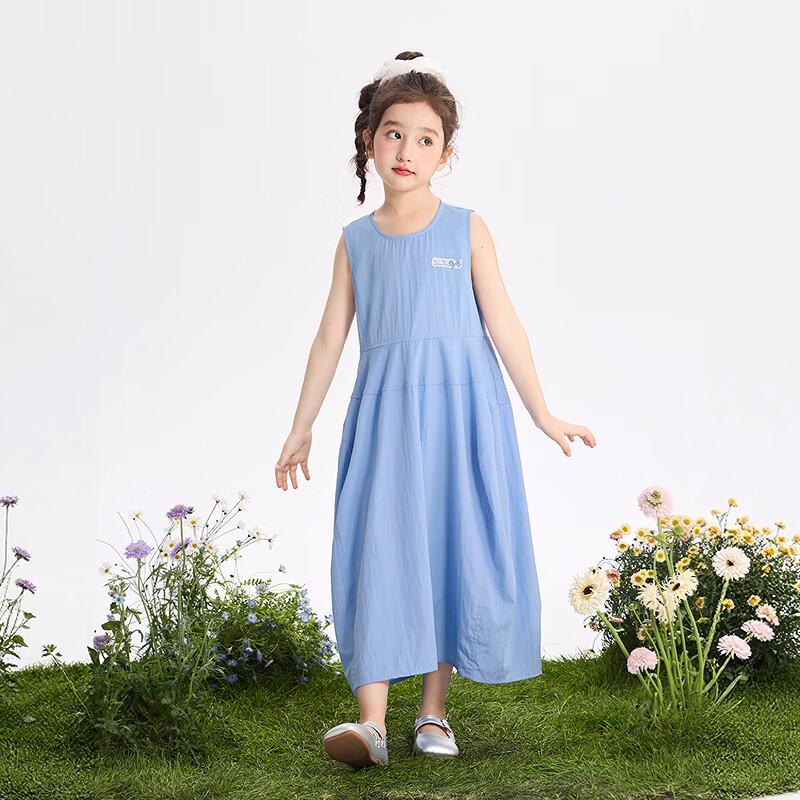 Xiaoyinman Girls' Sleeveless Casual Dress
