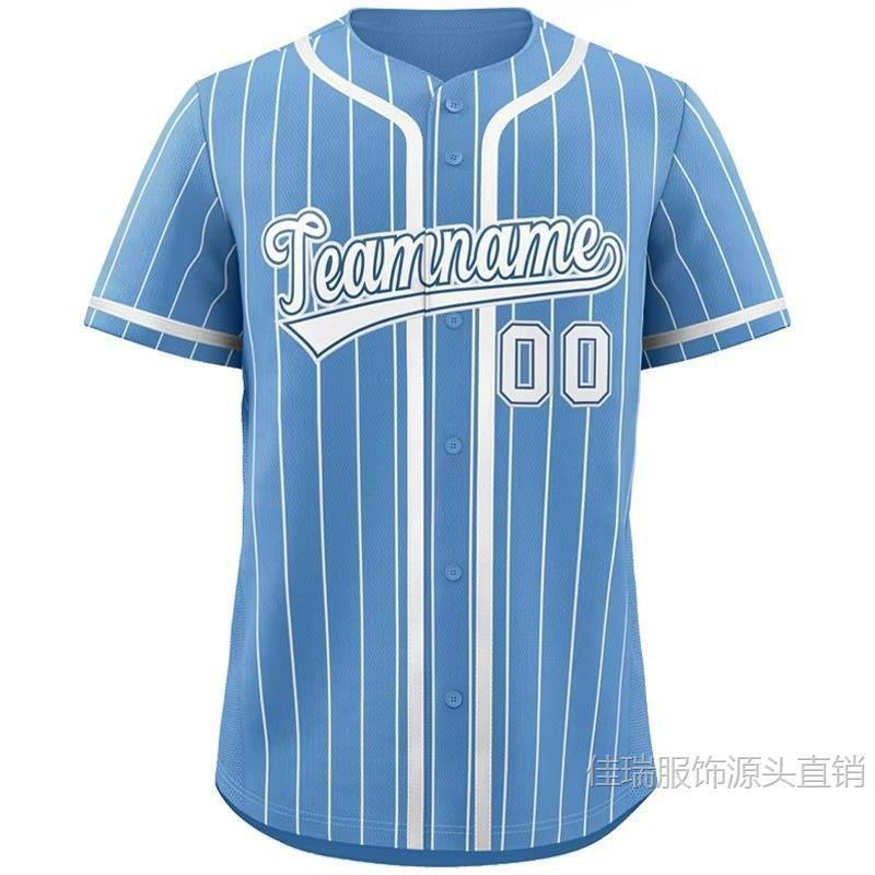 Mens Custom Printed Baseball Jersey Sportswear Loose Fit V-Neck Short Sleeve Athletic Top