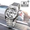 Fluted Bezel Men's Classic Casual Multifunctional Fashion Metal Watch