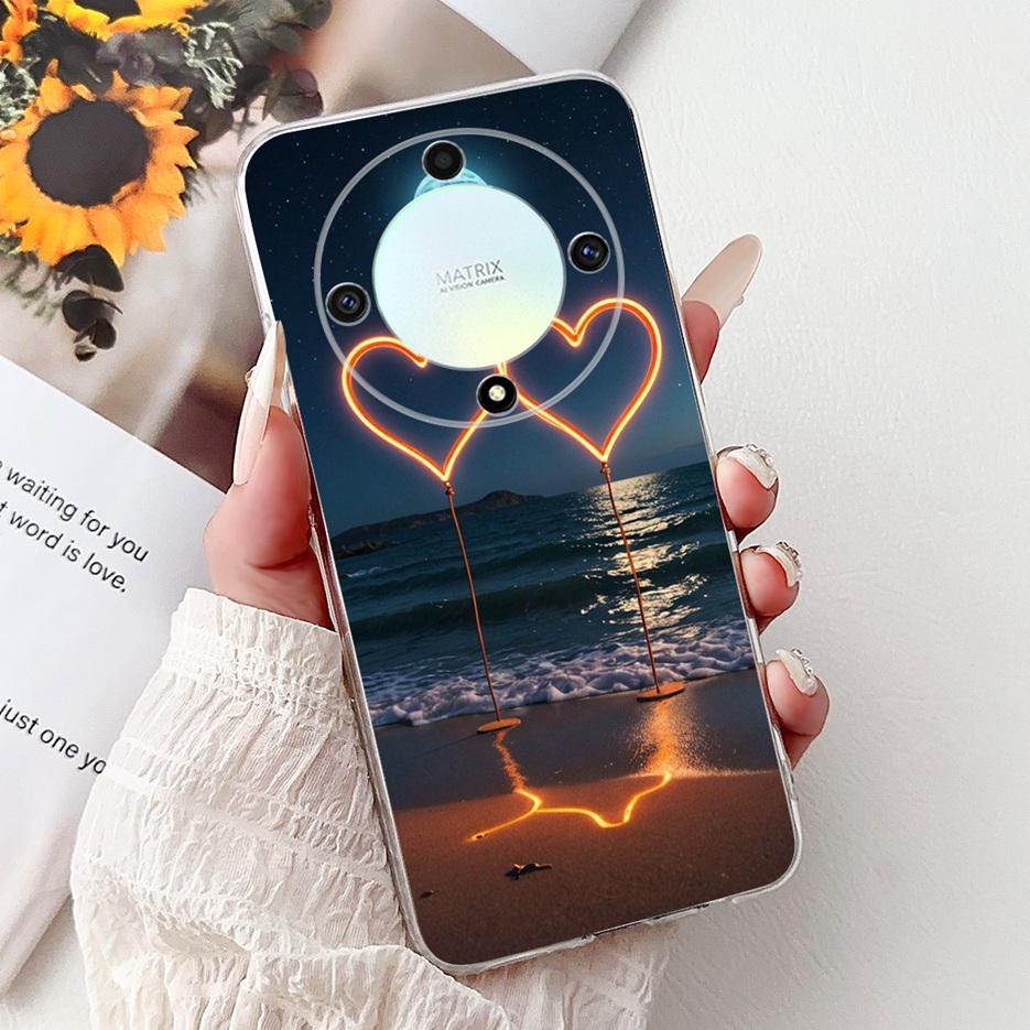 Чехол для Honor Magic6 Lite Чехол для HonorX9B ALI-NX1 С рисунком крутого дракона Мягкий силиконовый чехол для Honor X9B Magic 6 Lite Fundas Coque