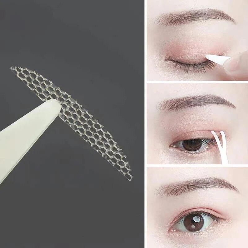 Eyelid Tapes Stickers Invisible Double Fold Eyelid Lace Paste Self-adhesive Natural Eye Tape Make Up Tool Clear Stripe