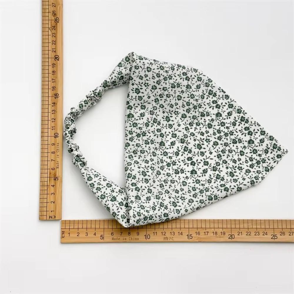Chiffon Triangle HeadScarf Elastic Band Ladies Turban Summer Autumn Hair Accessories  Girls