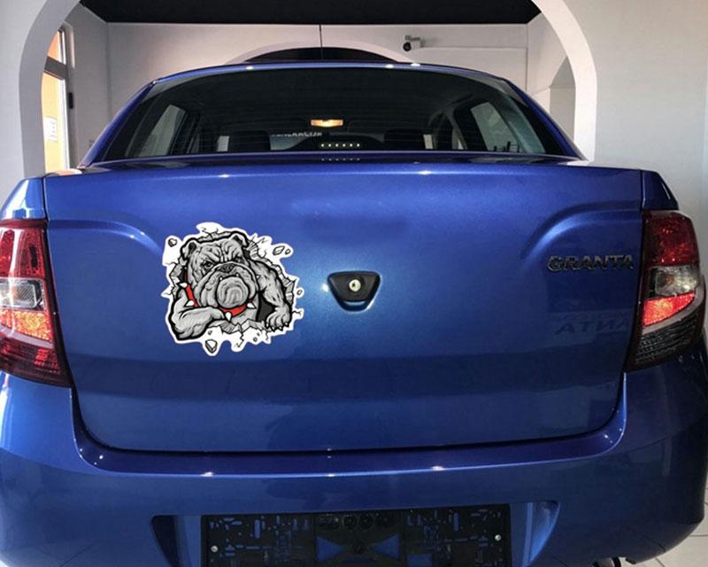 Перец бульдог автомобильная наклейка забавные наклейки автоаксессуары мультяшные наклейки
