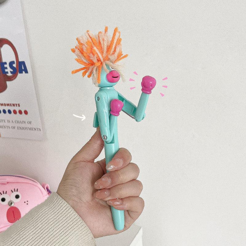 Cartoon Ballpoint Pen Creative Gel Pen Smooth Writing Stress Relief Student Study Office School Art Supplies