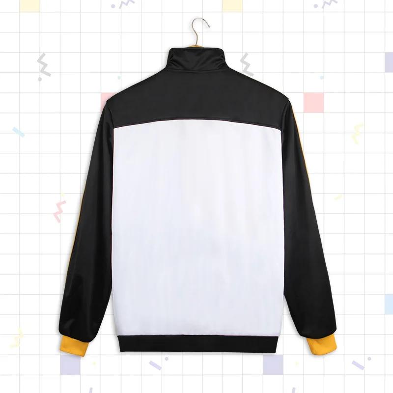 Subaru Anime Cosplay Costume Sportswear Re:Zero Kara Hajimeru Isekai Seikatsu Jacket Pants Suit Black White Tracksuit Uniform