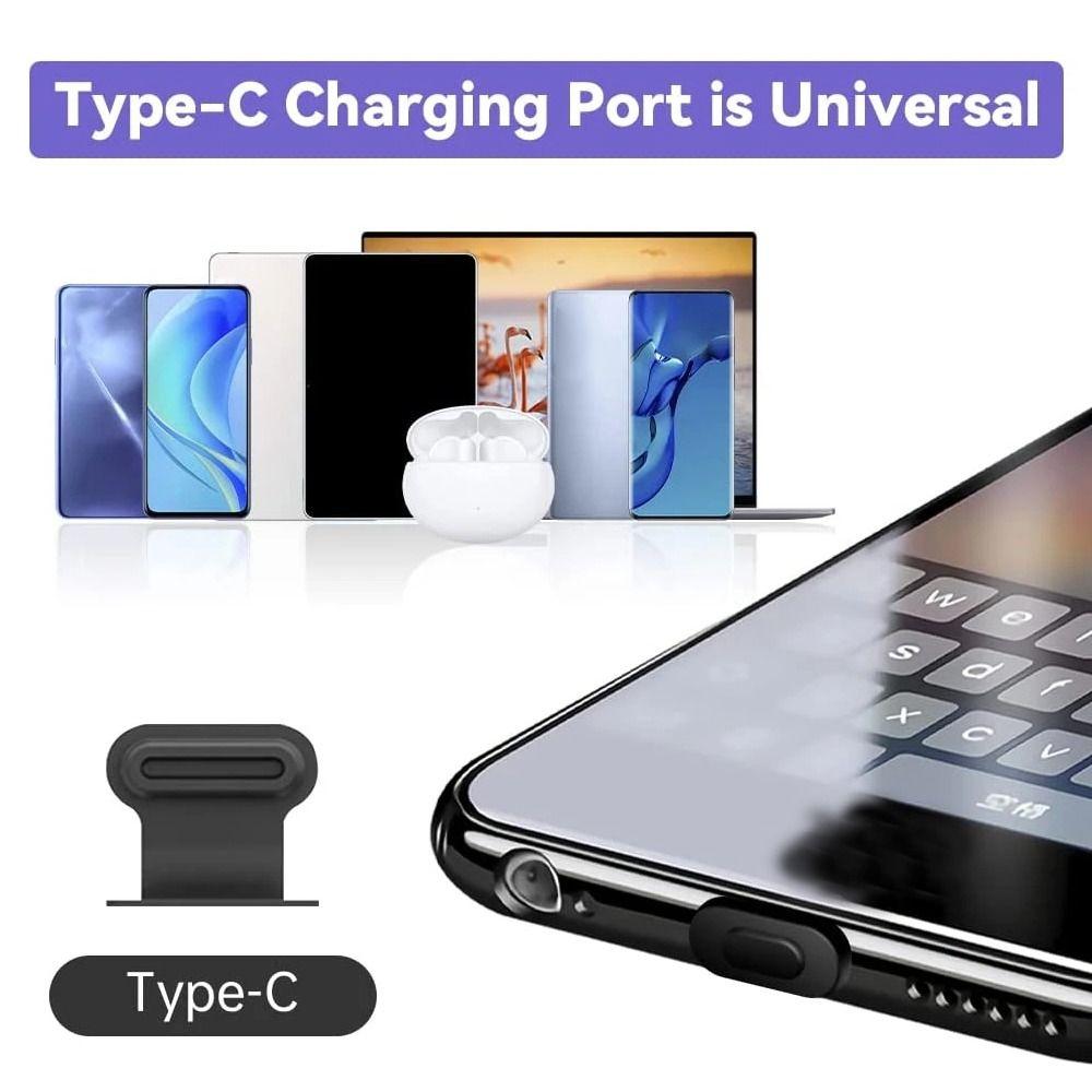 10 шт. чехол для мобильного телефона с защитой от потери порта зарядки пылезащитный телефон пылезащитная заглушка силиконовая