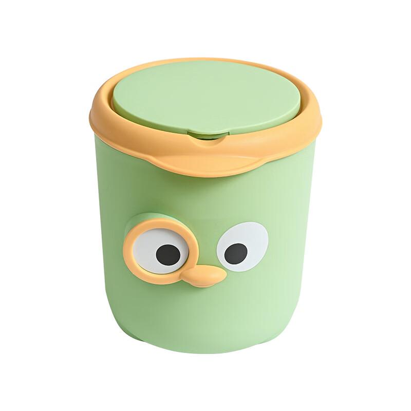 Cute Mini Desktop Trash Can with Lid