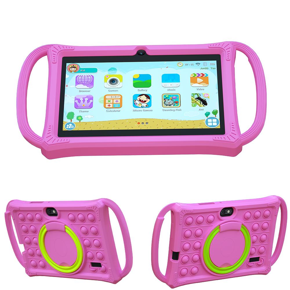 7 Inch Kids Tablet Quad Core Android 13 4GB And 64GB WiFi Bluetooth