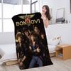 Hot Rock Band B-Bon Jovies Microfiber Blanket Quick Drying Beach Towels Oversized Printing Super Absorbent Pool Towel Blanket