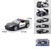 Jaguar Ftype Police Car Model 1:32 Alloy Diecast With Light Sound For Collectors