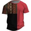 Aztec Ethnic Tribe Pattern 3D Print T-Shirts Men Women Casual Short Sleeve T Shirt Oversized Harajuku Y2k Tops Tees Kid Clothing