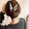 Y2k Bat Claw Clip Korean Style Bat Hairpin Gothic Bat Wing Hair Claw  Streetwear