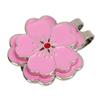 Магнитный маркер для мяча для гольфа Pink Peach Blossom Golf Hat Clip Metal Golf Accessories для любителей гольфа