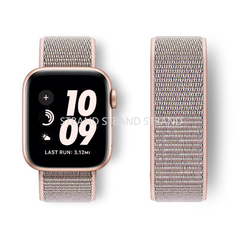 Nylon Loop Strap For Apple Watch Band 45mm 41mm 40/44mm Smartwatch Belt Correa Belt Bracelet iWatch Series 4 5 SE 6 7 Watchband