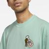 Nike Футболка SB Skateboarding с короткими рукавами и круглым вырезом, мужские топы, светло-зеленые, DD1307-382
