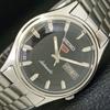 Б/У винтажные мужские часы SEIKO 5 AUTOMATIC 7019A из Японии с черным циферблатом a433443-2 R116-a433443