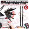 Auto Pop-Up Trunk Struts for Ford Focus Mk3 Estate 2012-2019 537mm Automatic Opening Gas Lift Supports with Springs Boot Struts