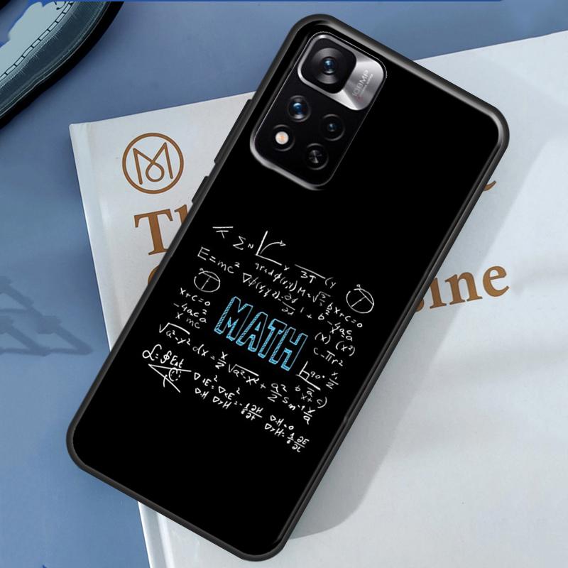 Чехол с символами, математикой, наукой, физическими формулами для Xiaomi Redmi Note 14 13 11 9 10 12 Pro 9S 10S 11S 12S Redmi 10C 12C 13C 14C