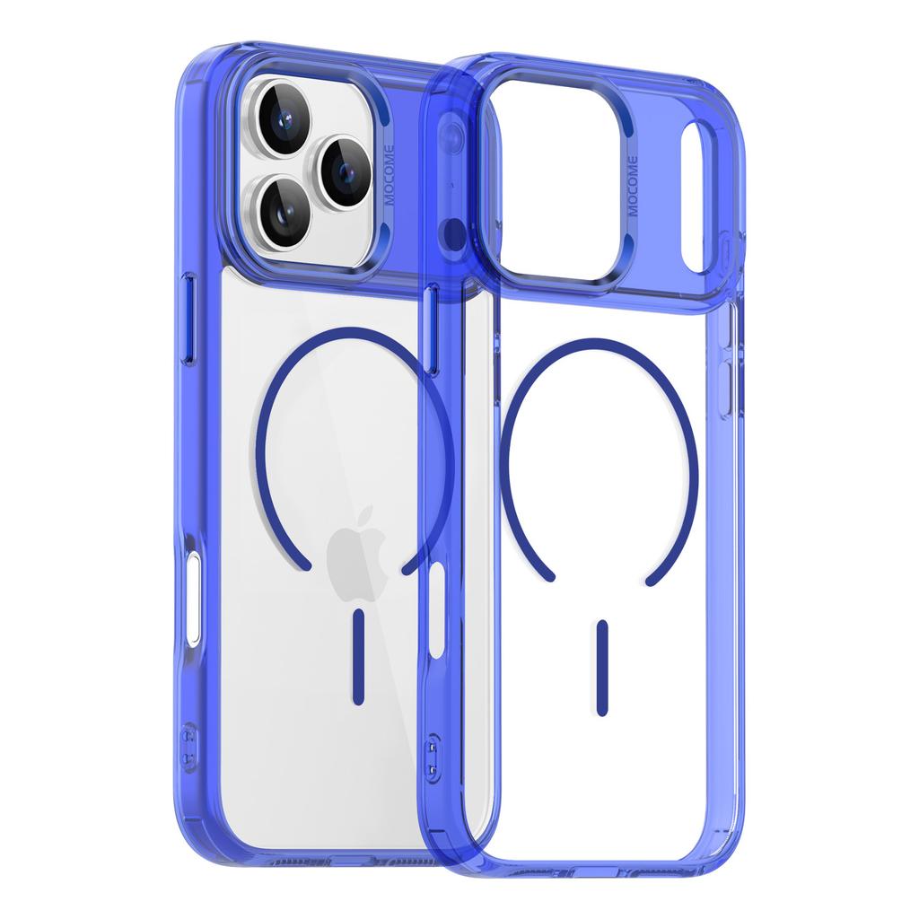 Новый цвет Прозрачный Противоударный Чехол для телефона MagSafe для iPhone 17 17Pro 17 Air 17 Pro Max Магнитная Беспроводная Зарядка Чехол