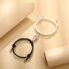 2PCS Couple's Handshake Magnetic Clasp Bracelet