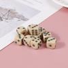 10Pcs 16Mm Acrylic Ivory Dice D6 Dice For Board Game Round Entertainment Party