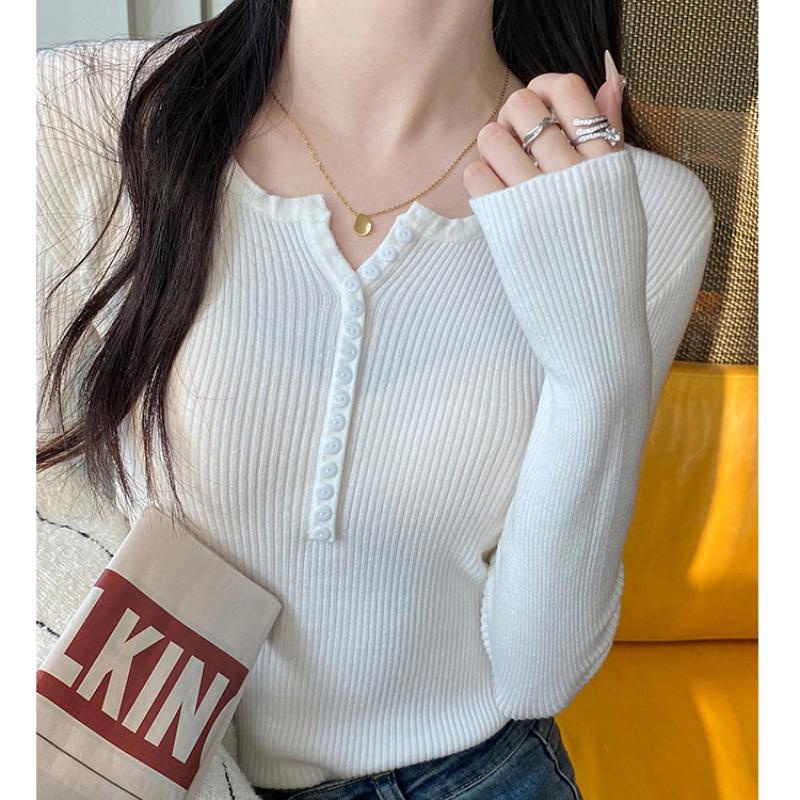 Модный повседневный красный свитер с длинным рукавом и круглым вырезом, женский осенне-зимний однотонный рождественский вязаный свитер, топы, элегантные вязаные джемперы 25670