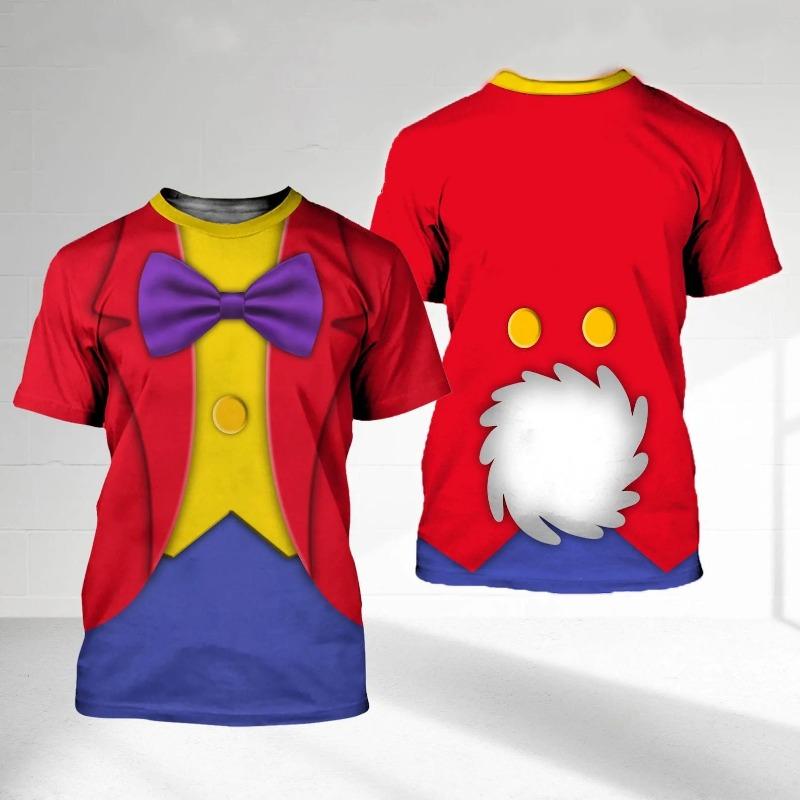 Potdemiel Beauty & The Beast Prince Cosplay Costume 3D Printed Adult Kids T-Shirts Family Summer Soft Comfy Stylish
