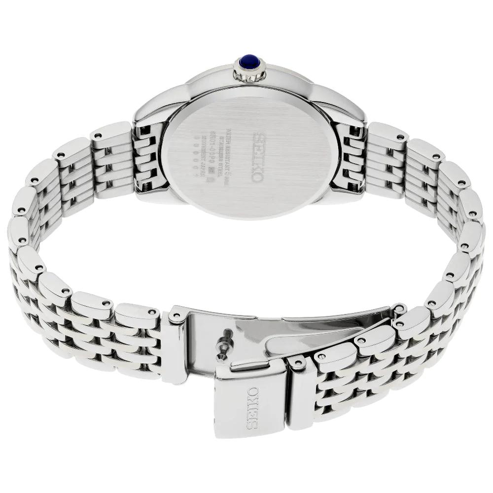 Seiko Классические женские кварцевые часы из нержавеющей стали SUR561P1