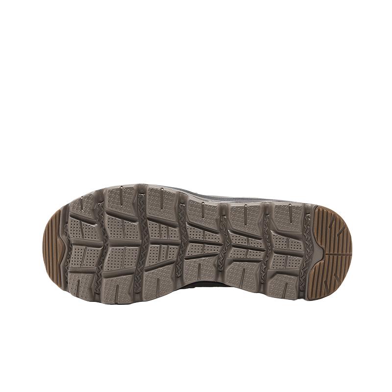 Skechers Уличные удобные амортизирующие низкие уличные функциональные ботинки Мужская обувь Синий Коричневый 237814-NVBR