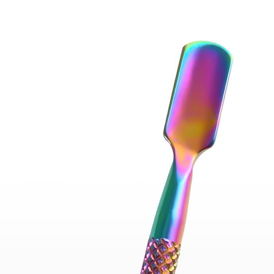 Эффективный толкатель для ногтей с двойной головкой из нержавеющей стали, изысканный антикоррозийный толкатель для кутикулы