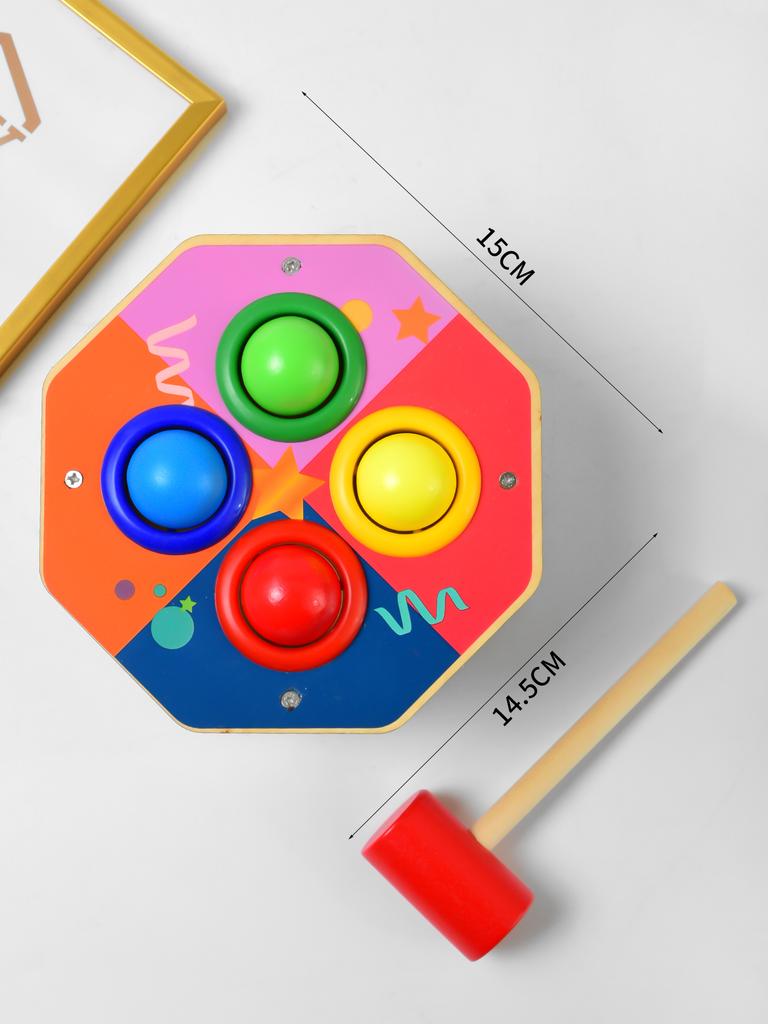 Игрушка-молоток для детей, Развивающая игра-стучалка, Идеально подходит для мальчиков и девочек в возрасте 3-6 лет, Снятие стресса, Подарок на день рождения или Рождество