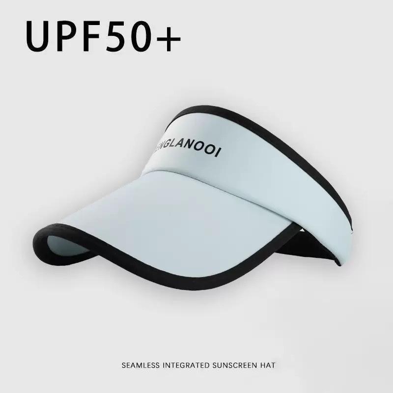 Бесследная интегрированная кепка-солнцезащита Летняя складная кепка-солнцезащита для защиты от УФ-излучения Ультралегкая кепка с пустым верхом Шляпа с широкими полями от солнца