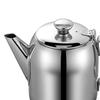 Чайник из нержавеющей стали для приготовления чая на плите, большой объем, многоцелевой контейнер для холодных напитков для кемпинга